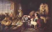 Sir Edwin Landseer Isaac Van Amburgh and his Animals (mk25) oil painting artist